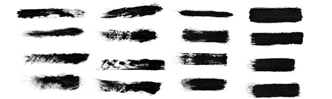 Photoshop毛笔和喷漆笔刷下载