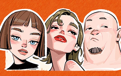 态爷手绘打卡营：12天收获1套美式卡通风头像作品