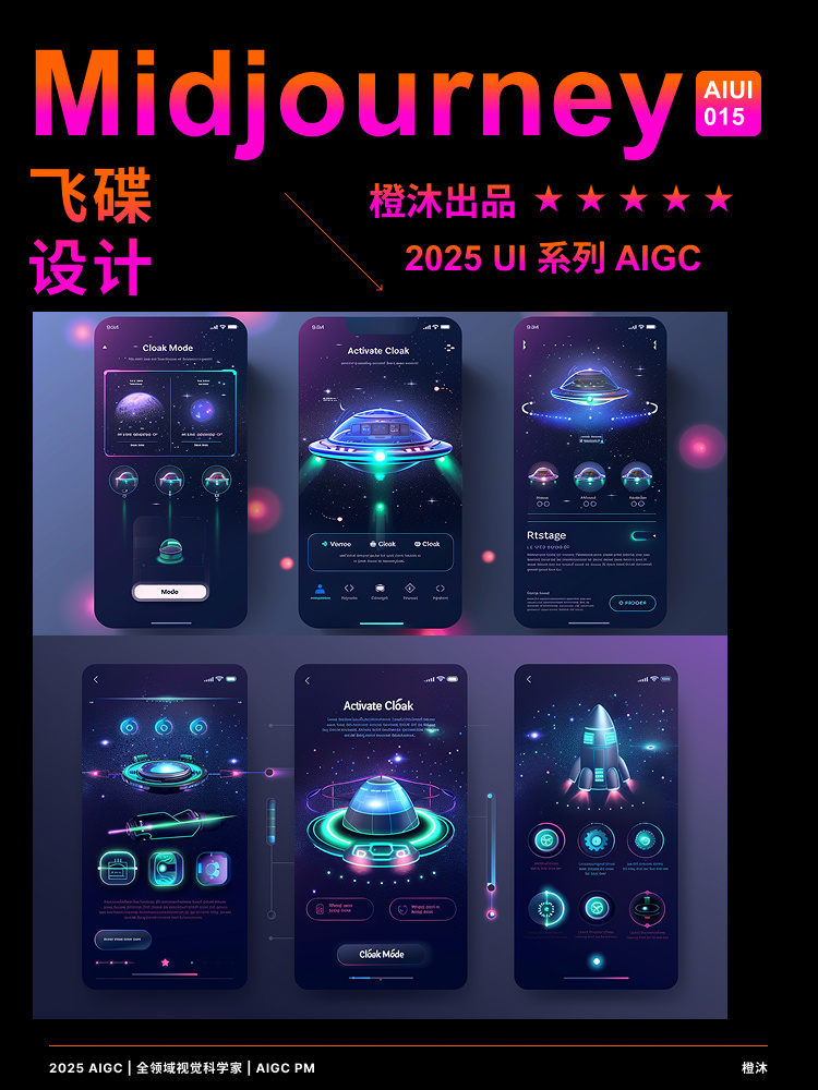 AI重构操控体验！9组高科技飞行器界面设计探索！