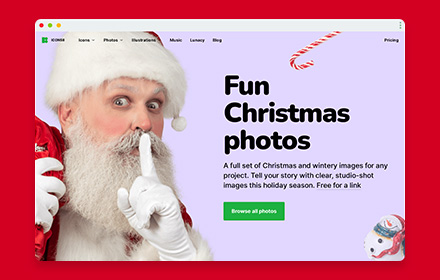 Icon8推出圣诞节免费图库，快来收！