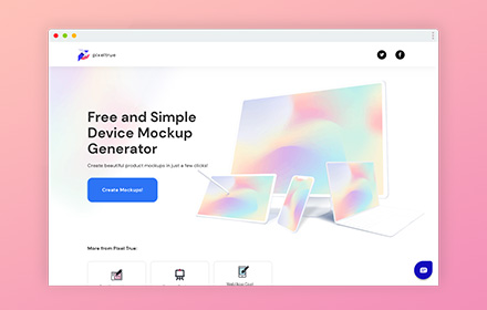 找不到好看的展示样机？Free Mockup Generator 提供30多种样机素材免费用！