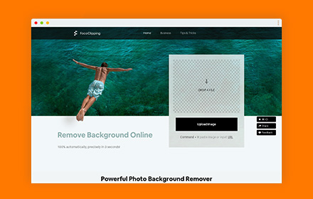 又一个在线抠图神器FocoClipping！三秒出图全自动超方便！