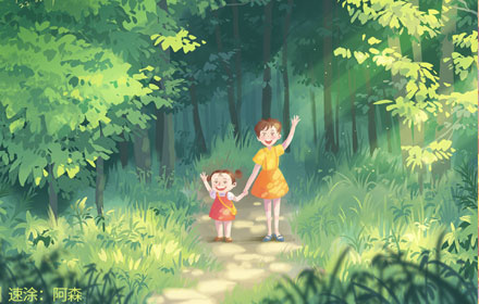 坚持画100张速涂之后， 总结出这4个万能的配色技巧